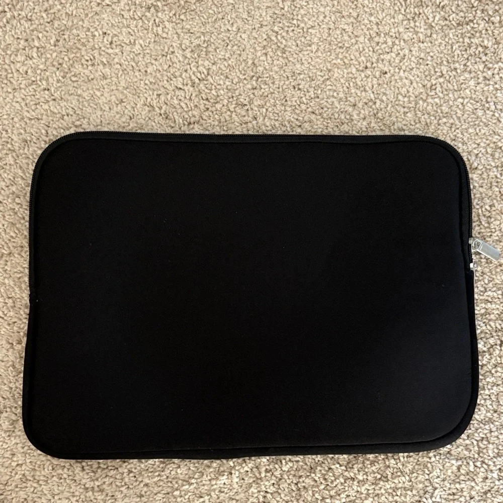 NCAA March Madness Black Laptop Sleeve with Blue and Orange Logo